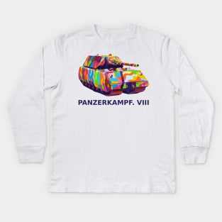 Panzerkampfwagen VIII Maus Kids Long Sleeve T-Shirt